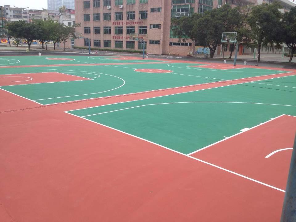 彈性丙烯酸球場材料
