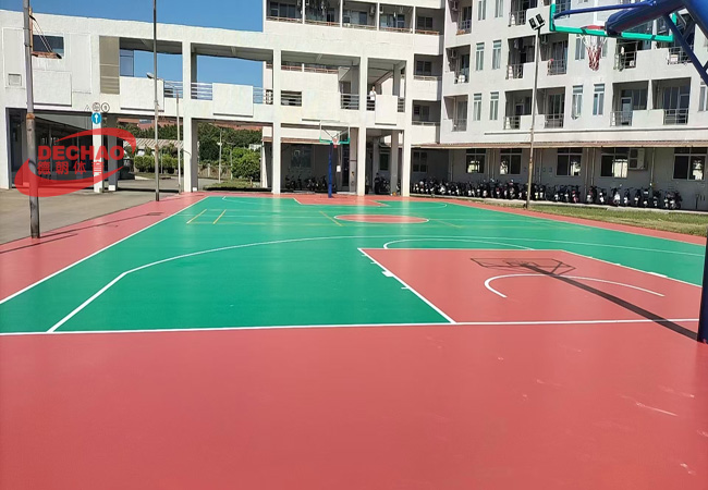 硅PU籃球場