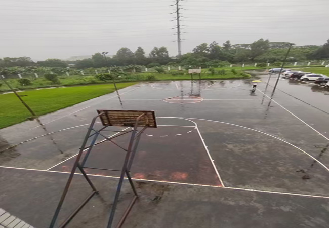 硅PU籃球場