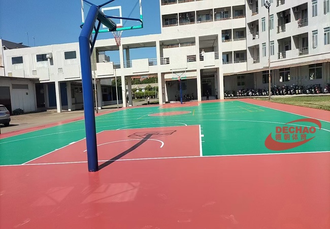 硅PU籃球場